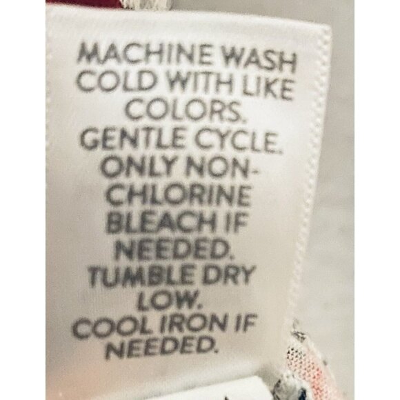 J Jill Womens Medium Floral Smocked Tunic Top 3/4 Sleeve Knit Stretch Boho - Picture 8 of 9